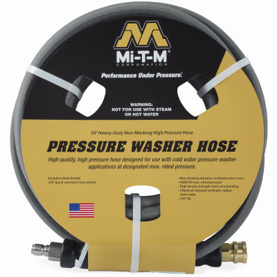 Mi-T-M PRESSURE WASHER HOSE 50′ 4000PSI RATING AW-0851-0338